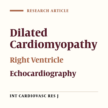 Predictors of Right Ventricular Systolic Dysfunction in Non-Ischemic Dilated Cardiomyopathy: An Echocardiographic Study