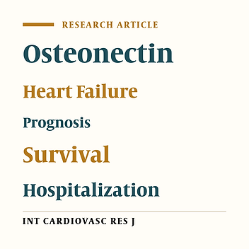 Circulating Osteonectin as a Predictive Biomarker in Patients with Ischemic Symptomatic Chronic Heart Failure