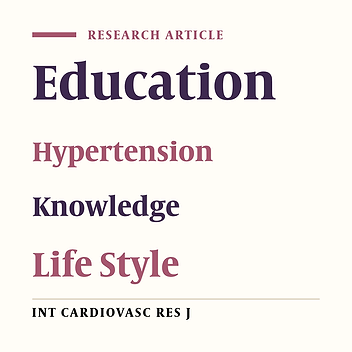 The Effect of Educational Programs on Hypertension Management
