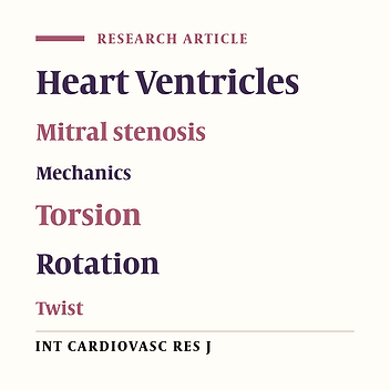 Left Ventricular Mechanics in Isolated Rheumatic Mitral Stenosis ;Impact of loading condition on different parameters of left ventricular function