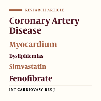 Echocardiographic and Exercise Test Findings in Patients With Dyslipidemia and Coronary Artery Disease Before and After Treatment With Simvastatin With or Without Fenofibrate