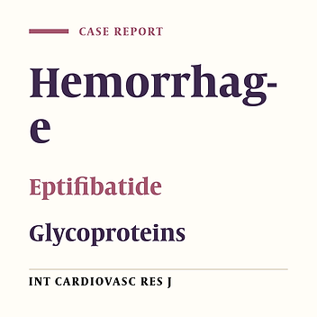 Alveolar Hemorrhage: A Rare Complication of Eptifibatide (Glycoprotein IIb/IIIa Inhibitor)