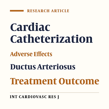 Complications of Transcatheter Closure in Patent Ductus Arteriosus Patients