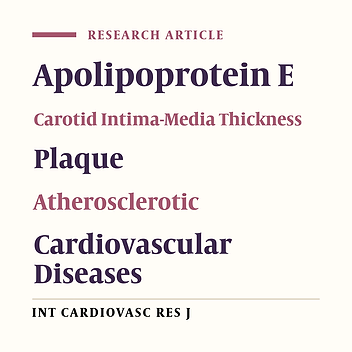 Different Apolipoprotein E Polymorphisms Are Not Associated with Different Carotid Intima-Media Thickness Values in a Sample of Spanish General Population