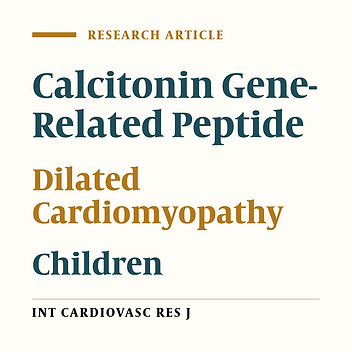 Comparison of Calcitonin Gene Related Peptide Level between Children with Dilated Cardiomyopathy and Control Group