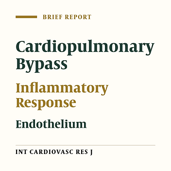 The Effects of Heart-Lung Bypass on Endothelial Function of Patients with Open Heart Surgery