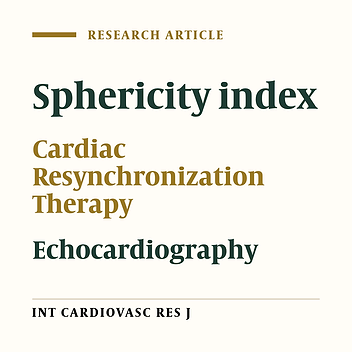 Evaluation of Response to Cardiac Resynchronization Therapy in Patients with Non-Ischemic Cardiomyopathy Based on Echocardiographic Features Including Sphericity Index and Global Longitudinal Strain