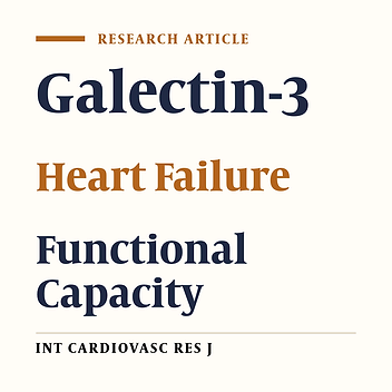 Assessment of the Relationship between Galectin-3 and Ejection Fraction and Functional Capacity in the Patients with Compensated Systolic Heart Failure