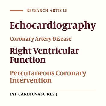 The Effect of Elective Percutaneous Coronary Intervention of the Right Coronary Artery on Right Ventricular Function