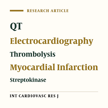 QT Dispersion after Thrombolytic Therapy