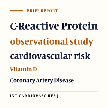 The Prevalence of Vitamin D Deficiency in Patients with Coronary Artery Disease and the Correlation of vitamin D level with High Sensitive C-reactive Protein, A Report from Southern Iran