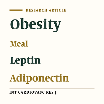 The Effects of 6 Isocaloric Meals on Body Weight, Lipid Profiles, Leptin, and Adiponectin in Overweight Subjects (BMI > 25)