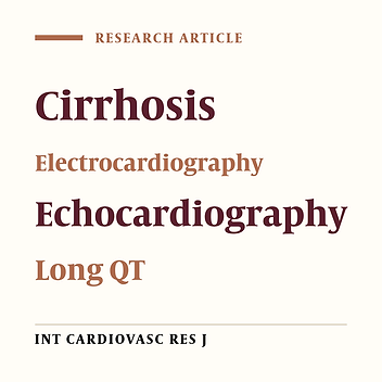 The Correlation between Echocardiographic Findings and QT Interval in Cirrhotic Patients