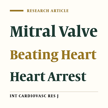Efficacy and Safety of Beating Heart Mitral Valve Replacement