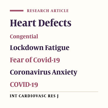 The Predictive Role of Fear of COVID-19 and Lockdown Fatigue in Coronavirus Anxiety among Patients with Congenital Heart Disease