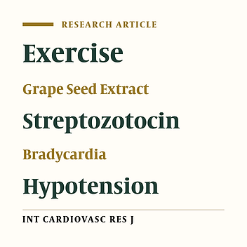 Exercise Training and Grape Seed Extract Co-Administration Improves Lipid Profile, Weight Loss, Bradycardia, and Hypotension of STZ-Induced Diabetic Rats