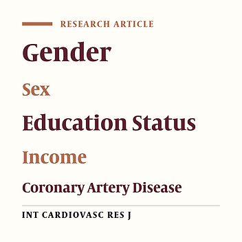 Cover image of the article: Gender Modifies the Effects of Education and Income on Sleep Quality of the Patients with Coronary Artery Disease