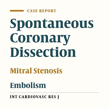 Mitral Stenosis, LV Aneurysm, Myocardial Bridge, and Myocardial Infarction: The Mystery Demystified