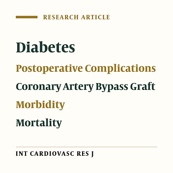 The Effect of Diabetes Mellitus on Short Term Mortality and Morbidity after Isolated Coronary Artery Bypass Grafting Surgery
