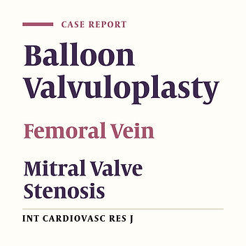 Percutaneus Mitral Balloon Valvulotomy Using Left Femoral Vein; an Unusual Case