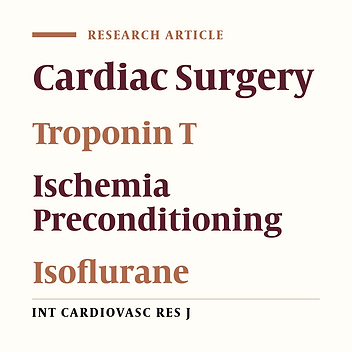 A Comparative Study of Cardioprotective Effect of Three Anesthetic Agents by Measuring Serum Level of Troponin-T after Coronary Artery Bypass Grafting