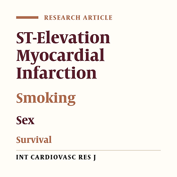 Gender and Smoking-Related Survival Differences in Patients with ST-Elevation Myocardial Infarction