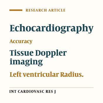 The Assessment of Left Ventricular Time-Varying Radius Using Tissue Doppler Imaging