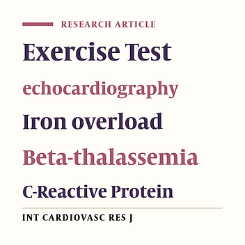 Value of High-Sensitivity C-Reactive Protein, Chronotropic Index, and Heart Rate Recovery in Predicting Cardiac Iron Overload in Patients with Beta-Thalassemia Major