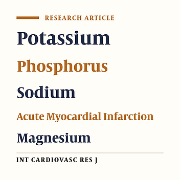 Are Electrolyte Imbalances Related to 3-Month Outcomes in Patients with an Acute Myocardial Infarction? A Cohort Study from Iran