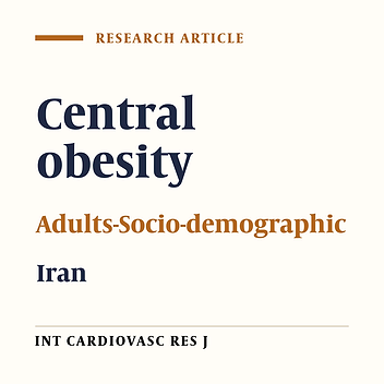 The Prevalence and Associated Factors of Central obesity in Northern Iran