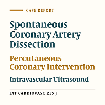 Spontaneous Coronary Artery Dissection Treated with Intravascular Ultrasound Guided Percutaneous Coronary Intervention