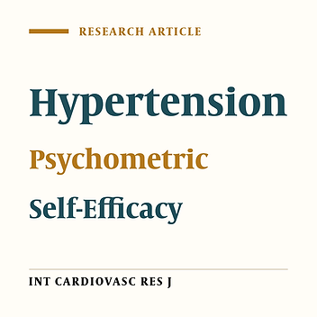 Psychometric features of Persian version of self-efficacy tool for patients with hypertension
