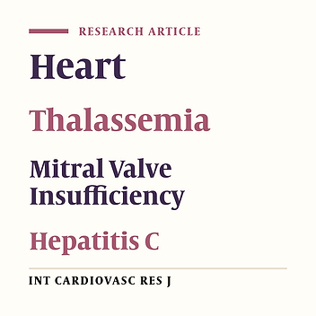 A survey on structural and functional cardiac abnormalities in transfusion dependent thalassemia, a report from the south-east of Iran