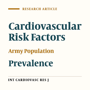 Prevalence of Cardiovascular Risk Factors Among Military Personnel in Southern Iran