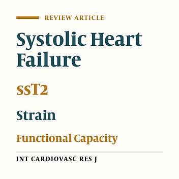 The Role of Suppression of Tumorigenicity-2 with Left Ventricular Global Strain and Aerobic Capacity in Systolic Heart Failure