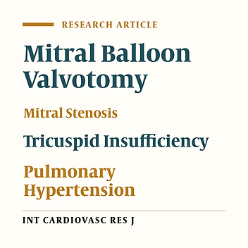 The Outcome of Tricuspid Regurgitation after Mitral Balloon Valvutomy for Severe Mitral Stenosis