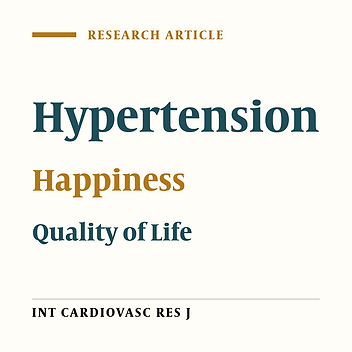 Investigating the effects of hypertension on happiness scale and consequent quality of life in a middle-age population from Shiraz city