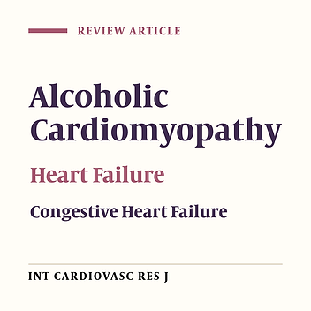 Alcoholic Cardiomyopathy: Clinical and Molecular Findings