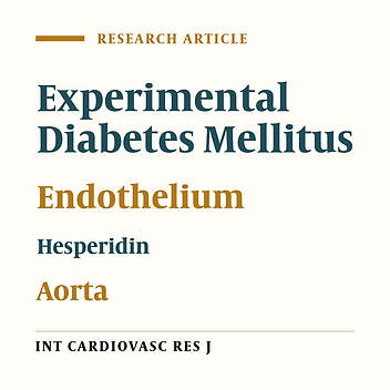 Improvement of Endothelium-Dependent Relaxation in Aorta of Rat Models Type 1 and 2 Diabetes by Hespiridin