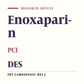 Safety of enoxaparin versus unfractioned heparin in patients undergoing percutaneous coronary intervention using drug eluting stents: A pilot study