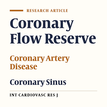 Coronary flow reserve measurement in the coronary sinus in pre and post CABG status
