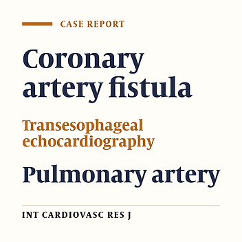 Right coronary artery-to-pulmonary artery fistula, the role of echocardiography