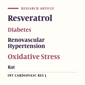 The Antihyperlipidemic Effects of Resveratrol in Rats with Simultaneous Type II Diabetes and Renovascular Hypertension