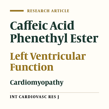 The Effect of Caffeic Acid Phenethyl Ester on Development of Left Ventricular Dysfunction in Cirrhotic Rats