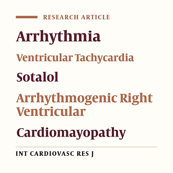 Signal Averaged ECG Parameters following Administration of Sotalol in Patients with Arrhythmogenic Right Ventricular Cardiomyopathy