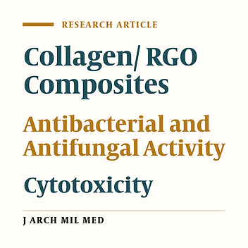 Preparation and Biological Activity of New Collagen Composites Part II: Collagen/Reduced Graphene Oxide Composites