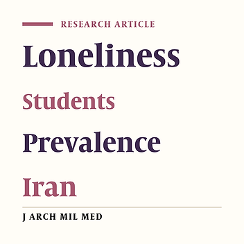 Prevalence of Loneliness and Associated Factors Among Iranian College Students During 2015