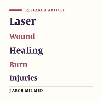 Effect of Laser Photostimulation on the Healing of Third-Degree Burn wounds in Rats