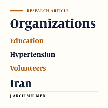 The Effectiveness of Non-governmental Organizations in Promoting the Awareness of Hypertension and Self-Control Management Measures of Families