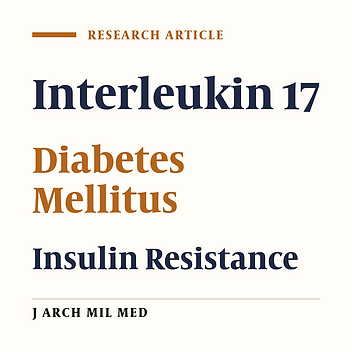 Serum Interleukin 17 in Type 2 Diabetes Mellitus